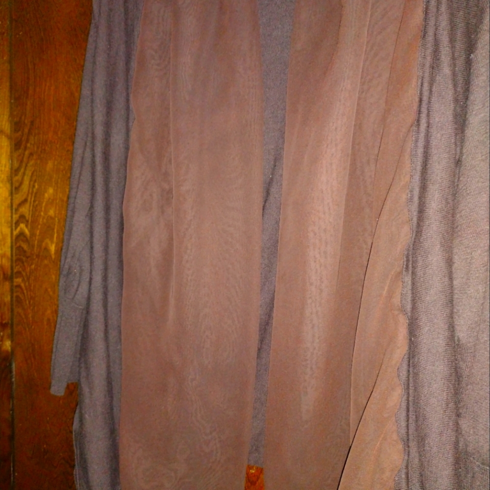 Brown cardigan